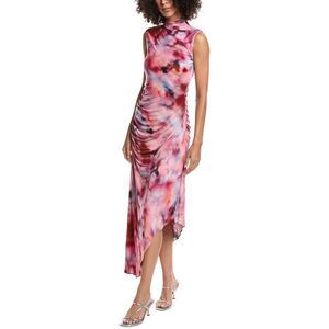 Amur Womens  Kai Printed Jersey Maxi Dress, Pink